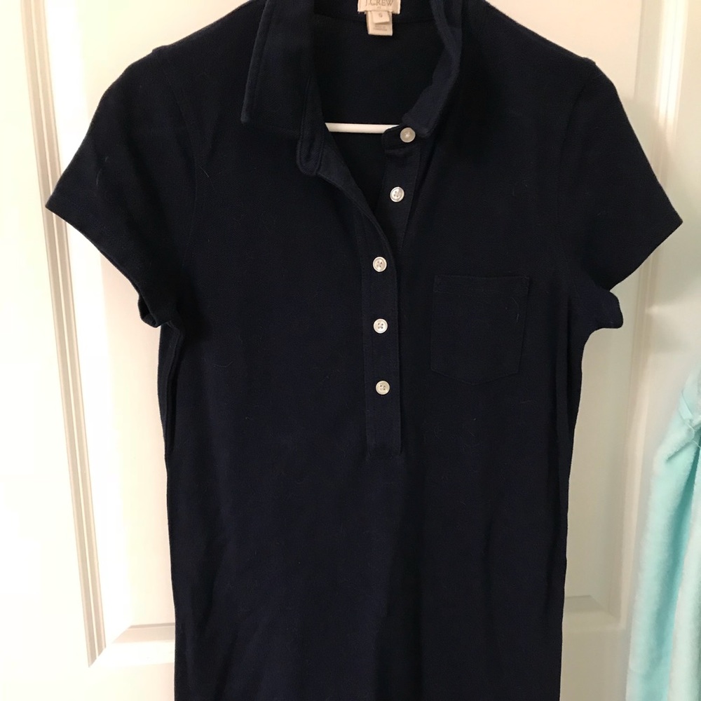 J. Crew Navy T-Shirt Dress